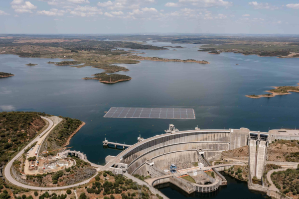 Alqueva´s floating solar power plant